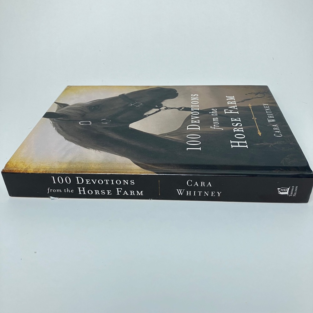 Thomas Nelson Book 100 Devotions from Horse Farm Cara Whitney Hardcover Brown - Picture 4 of 13